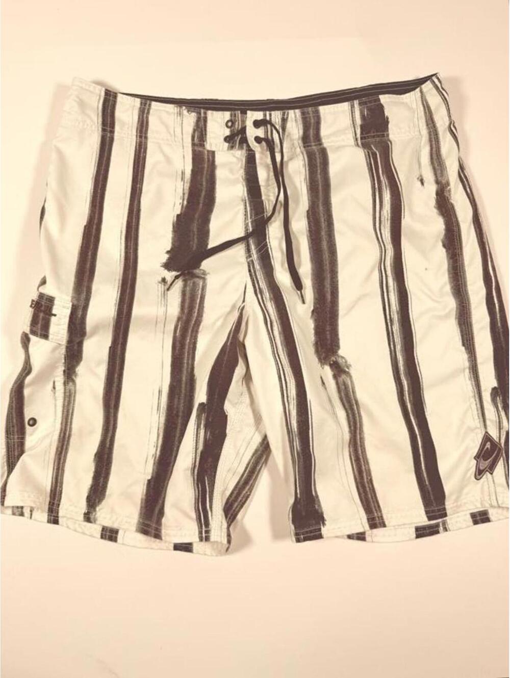 O'Neill Men's Striped Board Shorts Swim Trunks Size 38